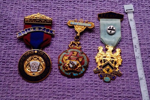 Masonic jewels nice lot - masonic,