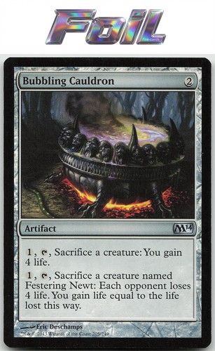 Bubbling cauldron foil - cauldron, magic
