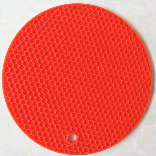 Round silicone mat hot or - round,