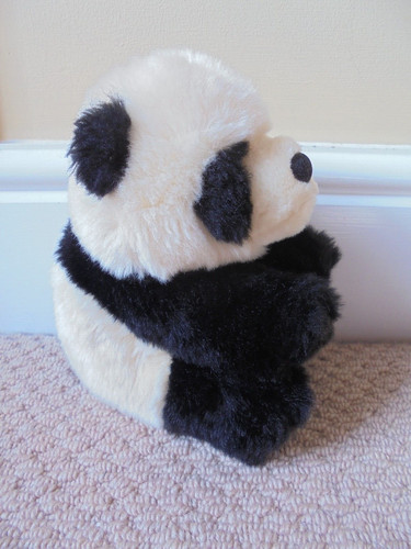 Wwf panda bear soft toy - panda,