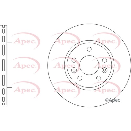 Brake discs vented for - 2x,