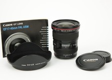Canon EF 17-40mm f/4L USM EF-Mount Wide-Angle zoom Lens / Full-Frame Format