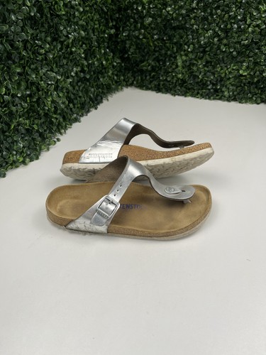 Women silver birkenstock - women's,