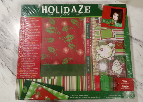 Holidaze memory album kit - album,