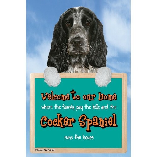 Blue roan cocker spaniel funny - roan,