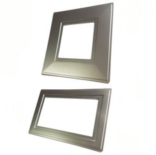 Silver Light Switch Surround