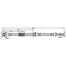 Brake Hose For Nissan NT400