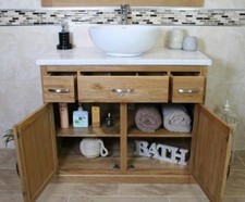 Bathroom Vanity Unit Oak