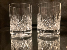 Vtg Pair quality cut crystal