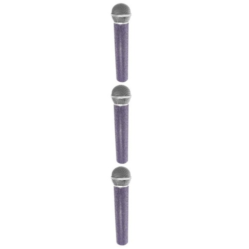 3pcs fake microphone prop - fake,