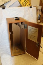 Vintage wooden Microscope box - 36.5x19x16cm  internal size34.5x18x14cm deep