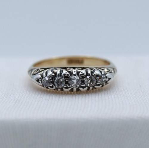 18ct yellow gold white - 18ct, &