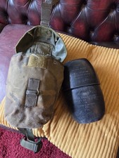 British Army Plastic Water Bottle Canteen And Camo Cover
