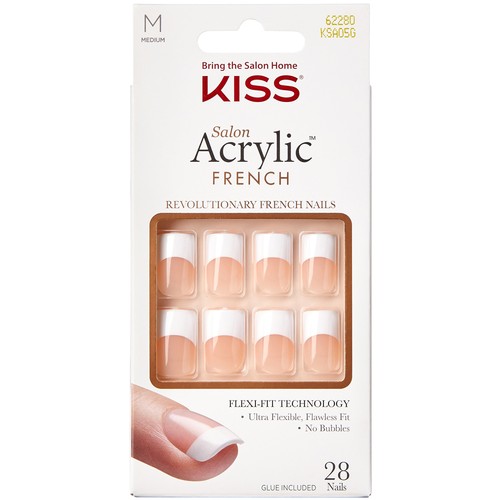 Kiss french artificial nails - french,