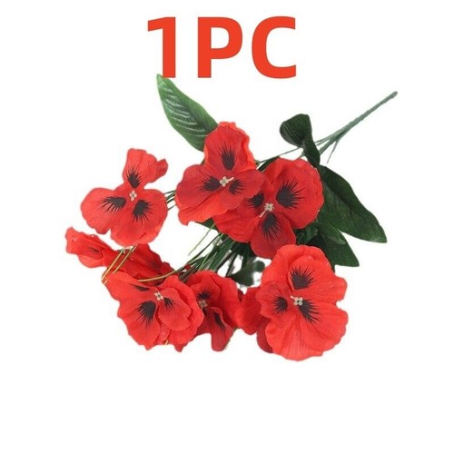 Artificial poppy bouquet - poppy, with
