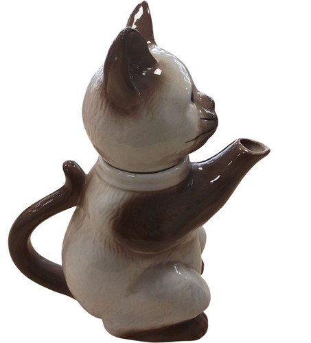 Tony wood cat shaped ceramic - wood,