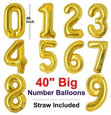 40" Giant Foil Number Balloons