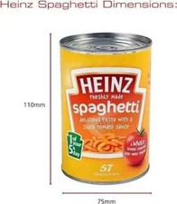 Secret Heinz Baked Bean Tin Can-Safe Metal Money Cash Security Hidden Stash Key