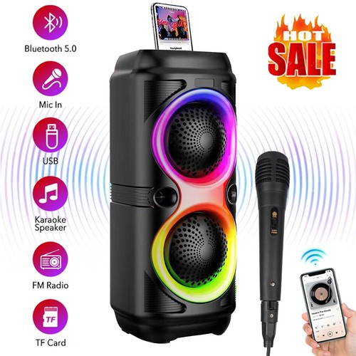 Rgb portable bluetooth speaker - rgb,