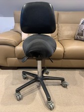 Bambach Saddle Seat Dentistry Salon Chair Black