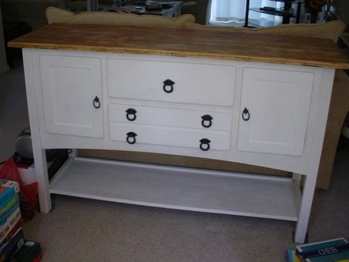 Solid wood dresser cabinet - wood, /