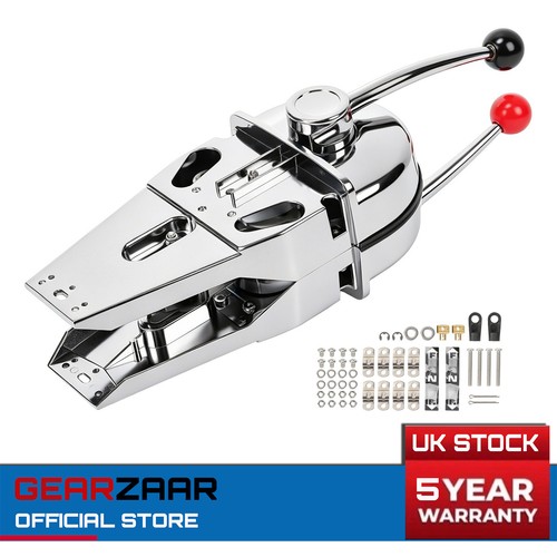 Dual control lever handle - dual, zinc