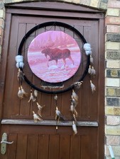 Stunning Wildlife North American Large Moose Dreamcatcher