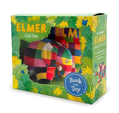 Elmer book and toy - and, gift
