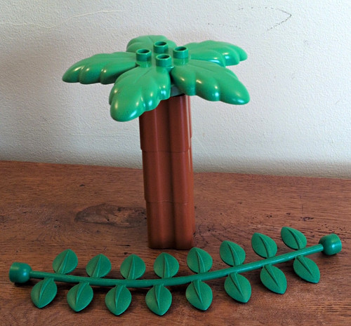 Lego green brown - palm, tree