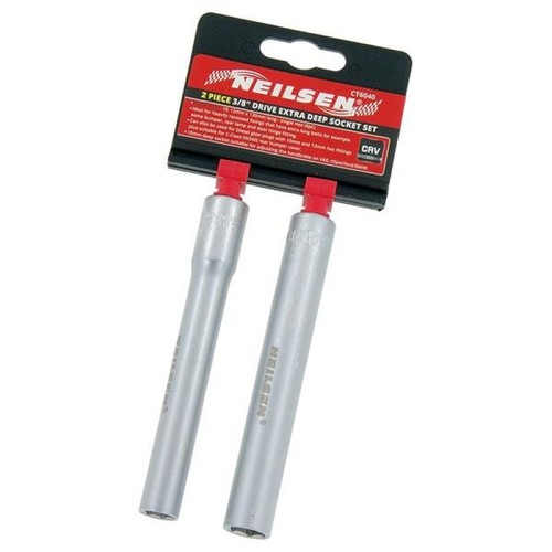 2pc extra deep socket set - socket, 10mm