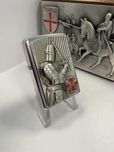 Zippo lighter knights templar - lighter,