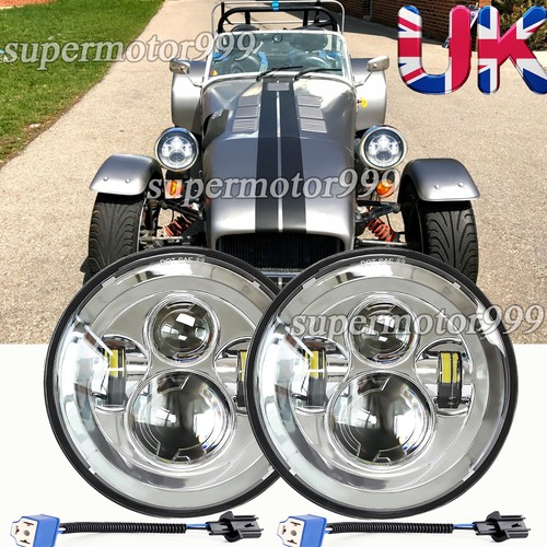 Pair chrome inch round - pair,