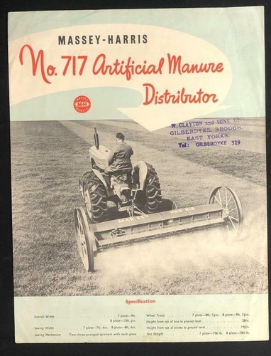 Massey harris 717 artificial - 717,