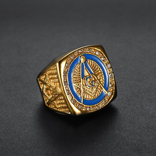 Masonic ring freemason - masonic, men's