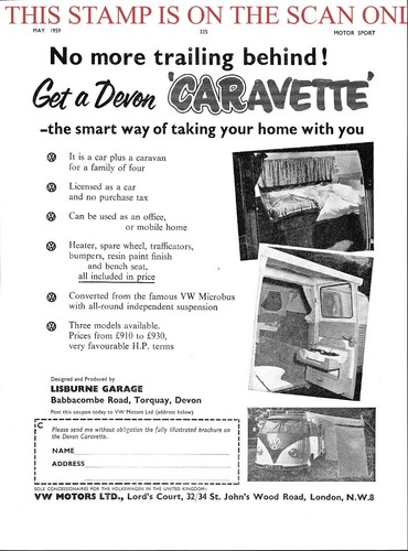 Volkswagen devon caravette - devon,