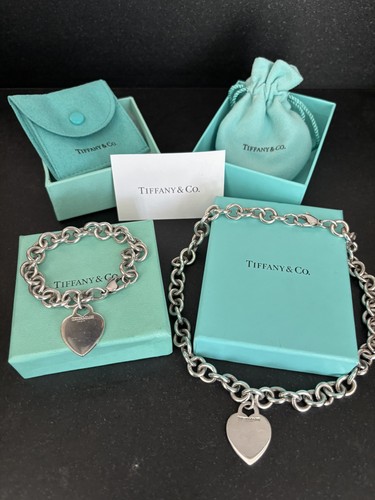 Tiffany 925 silver heart - silver,