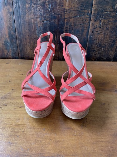 Orange summer wedges eur - h&m,