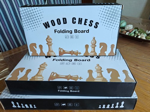 Premium large wooden chess - premium, set