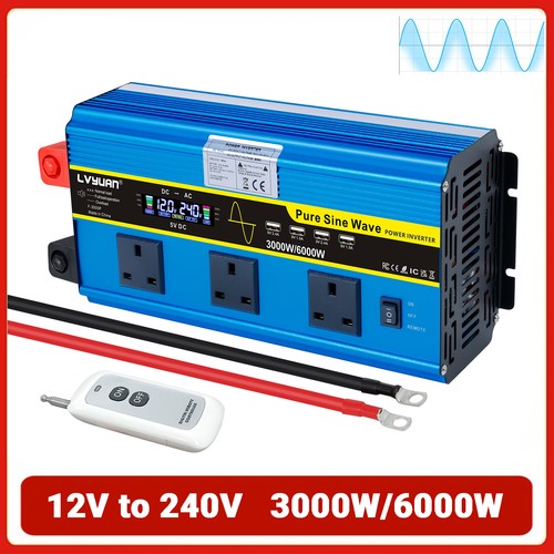 3000w 6000w pure - 6000w, sine
