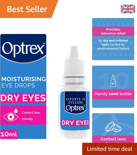 Hydrating 10ml eye drops - drops, for