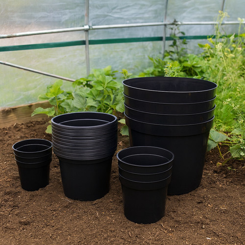 Plant pots round plastic - pots,