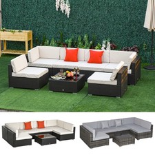 7 Pieces Rattan Garden