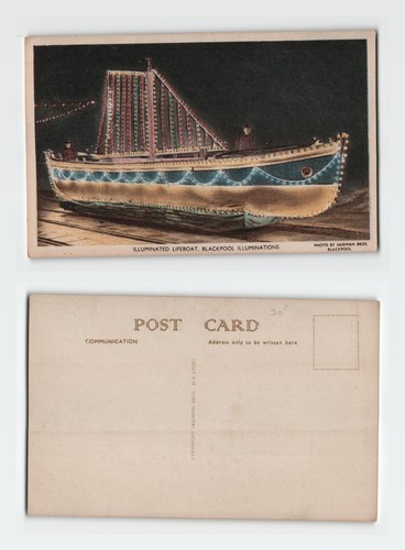 Vintage postcard blackpool - vintage,
