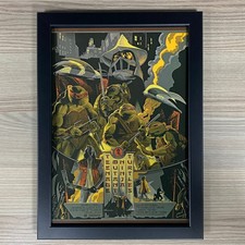 TEENAGE MUTANT NINJA TURTLES FRAMED MOVIE ART. MONDO, TMNT