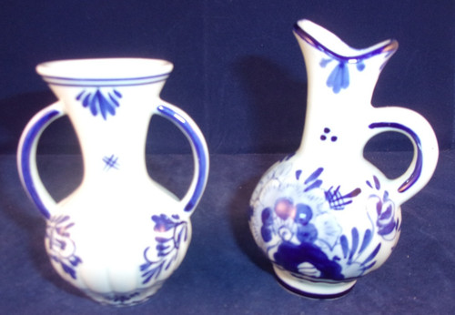 Hand painted delftware - delftware, blue