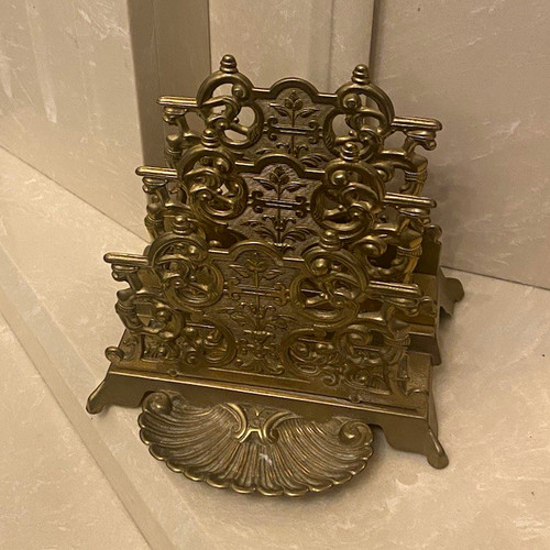 Vintage ornate brass