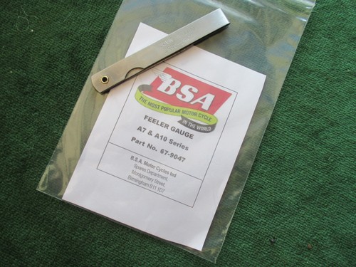 Vintage bsa a10 feeler - bsa,