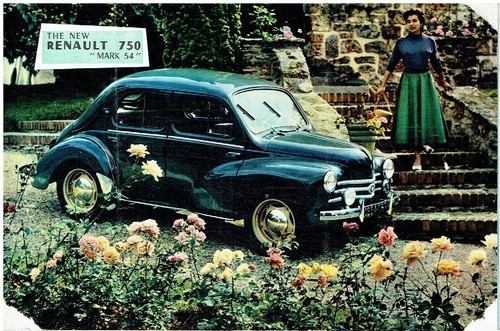 Renault 4cv 750cc mk54 - renault, saloon
