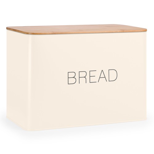 Cream kitchen storage bread - cream,