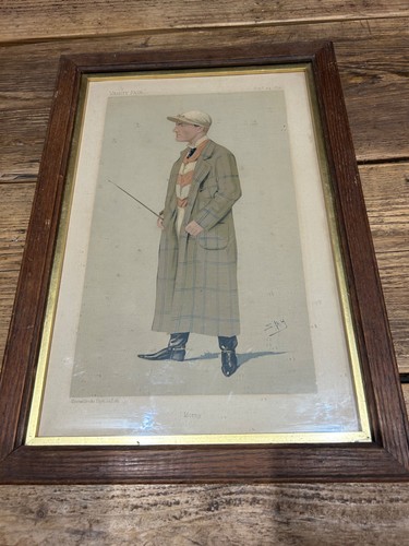 Vintage oak framed vanity fair - vintage,